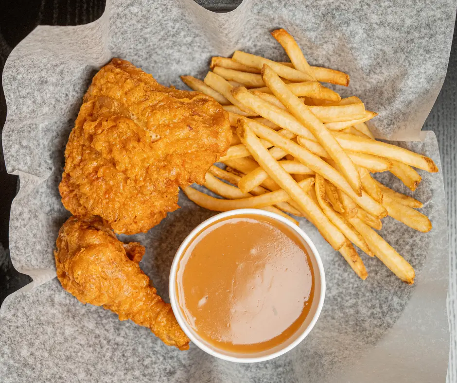 2 pieces crispy chicken combo