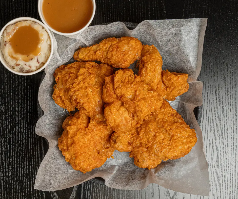 6 pieces crispy chicken combo